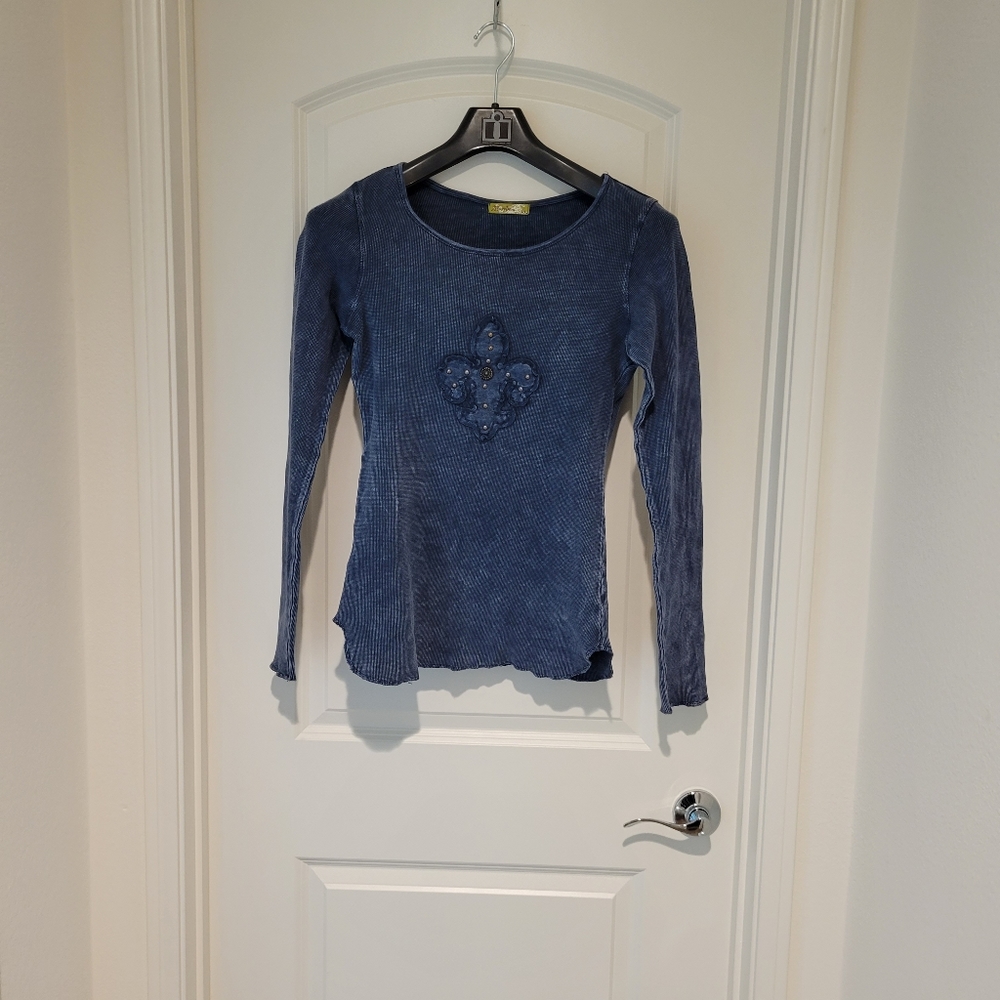 Marabou One Of A Kind Embellished Top. XL #363